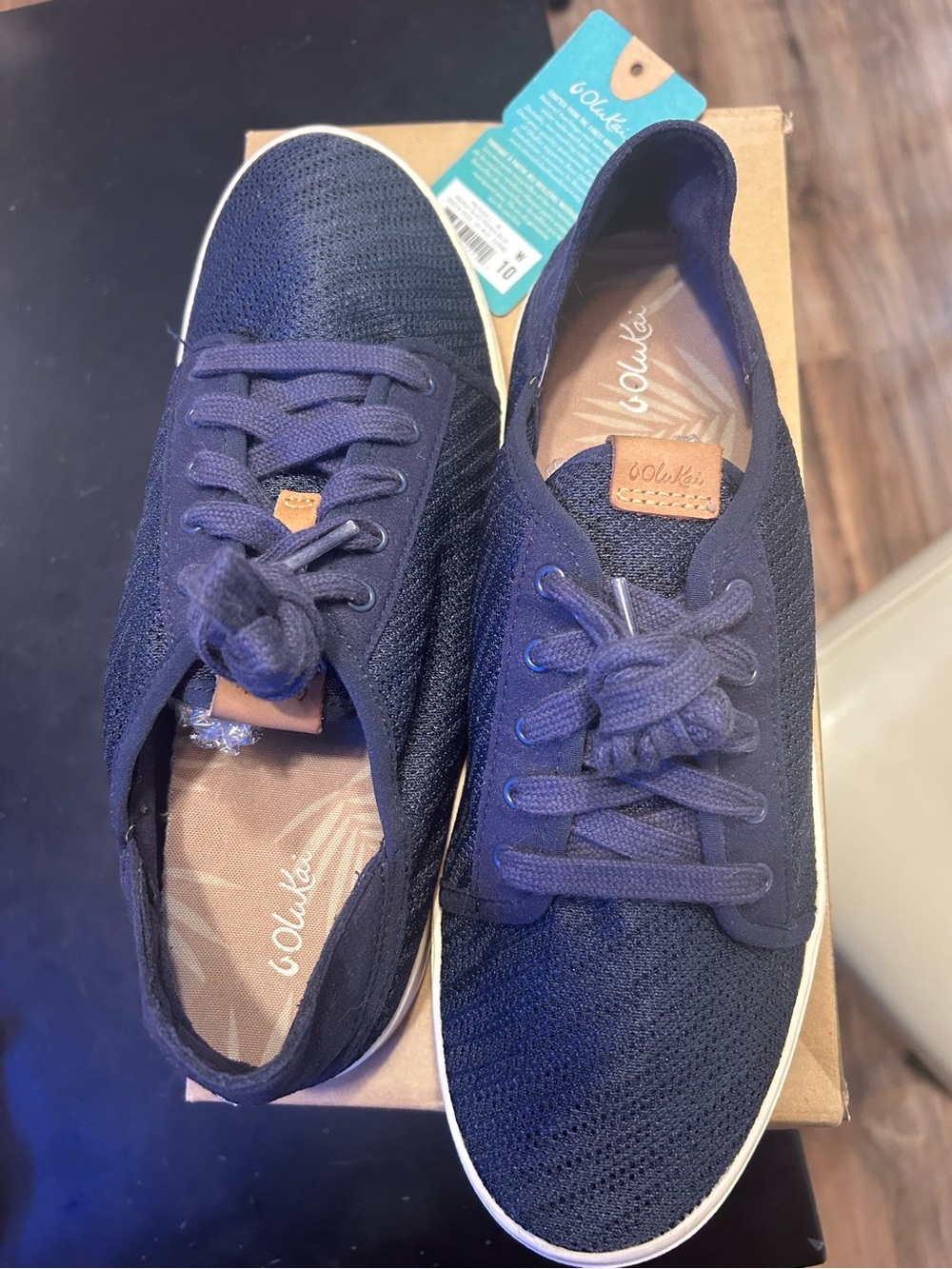 OluKai Men’s Pehuea Li Sneakers - Trench Blue